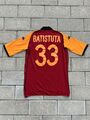 Roma 2002/03 Authentic European Home Shirt Batistuta #33 Size XL