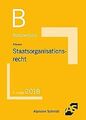 Basiswissen Staatsorganisationsrecht von Altevers, ... | Buch | Zustand sehr gut