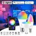 E14/E27/GU10 WiFi LED Leuchtmittel RGB CCT Dimmbar Smart Birne Alexa Google Home