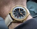 Montre Yema Navygraf Bronze Fsm French Army Navy Diver Watch