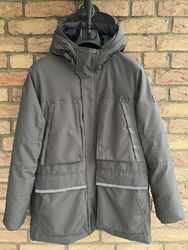 Tommy Hilfiger Herren Winter Mantel Parka XL grau Kapuze