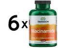 (120 g, 892,68 EUR/1Kg) 6 x (Swanson Niacinamide, 500mg - 250 caps)