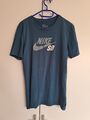 T Shirt NIKE SB Größe S kurzarm Türkis Shirt Tee Dri Fit 