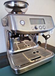 SAGE the Barista Pro Espressomaschine - Gebürstetes Edelstahlgrau