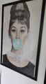 Leinwand Bild Audrey Hepburn Pop Art Wand Bilder Wanddeko Moderne Kunst XXL