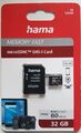 Hama microSDHC 32GB Class 10 UHS-I + Adapter/Foto