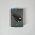 Logitech G203 LIGHTSYNC RGB 6-Tasten-Gaming-Maus - Schwarz