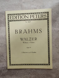 Klaviernoten Ed. Peters Nr. 3667 -  BRAHMS - WALZER Opus 39