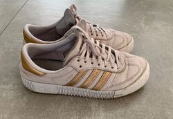 Adidas Sambarose Samba 38 2/3 Sneaker Damen Turnschuhe Sambarosa Gold Plateau