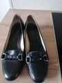 Maripe Pumps, Gr. 36, Leder Schwarz