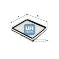 UFI Luftfilter 30.615.00 passend für SUBARU