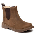 UGG Kinder Leder Schuhe Stiefel K Bolden Weather 1112455K Braun Boots Gr.37