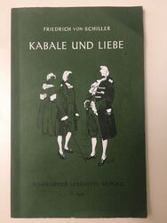 Kabale und Liebe Friedrich von Schiller Taschenbuch Hamburger Lesehefte Deutsch