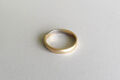 Herren Ehering Ring 585er Gold 14 Karat gestempelt mit Gravur