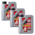 3x LIQUI MOLY 1053 Motorbike 2T Synth Scooter Street Race Motoröl 1L