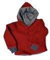 Wendejacke Jacke Baby Kinder  Kapuze Wollwalkjacke Bündchen Wollwalk