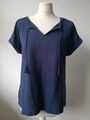 Up2Fashion Damen T-Shirt Kurzarm Blau Größe M / 38