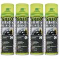 4 x Petec Bremsenreiniger Spray 500ml 70060 Teilereiniger Entfetter