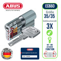 ABUS EC660 Schließzylinder Sicherheitskarte Türschloss  Doppelzylinder 35/35