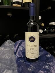 1 Flasche Sassicaia 2015 0,375 Kleine Flasche !!Tenuta San Guido Bolgheri