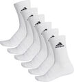 adidas Tennissocken "Cushioned Crew Socken",  6 Paar Socken in weiß