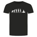 Evolution Yoga T-Shirt - Joga Entspannung Wellness Sport Indien