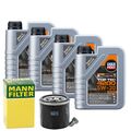 Motoröl 5W30 LIQUI MOLY Top Tec 4200 4L+MANN Ölfilter+Ölablassschraube