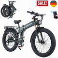 1000W Elektrofahrrad 48V 20Ah FatTire Mountainbike 26Zoll Offroad EBike Klapprad