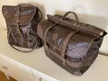 PINO Convertini Vintage Set / Handtasche/ Reisetasche Weekender 80er 