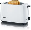 SEVERIN AT 2286 Automatik-Toaster Brötchenaufsatz Krümelschublade 700W Weiß