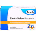 Twardy Zink + Selen-Kapseln für Immunsystem und Zellsc, 100 St. Kapseln 7709635