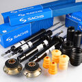 4x SACHS Stoßdämpfer + Service-Kit + Domlager Vorne Hinten für BMW E81 E87