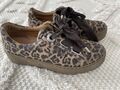 Gabor Leo Schuhe Sneaker Gr 37,5 Uk 4,5 Braun