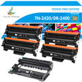 XL Toner für Brother MFC-L2710DN MFC-L2710DW HL-L2370DN TN-2420 DR-2400 mit Chip