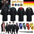 Harry Potter Kostüm Robe Mantel Umhang Krawatte Gryffindor Slytherin Ravenclaw