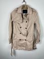 ZARA Mantel Damen Jacke Parka Gr. EU 38 (M) Elasthan, Baumwolle #S2