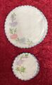 Vintage handgefertigte Deckchen/Tischsets schöne hübsche Blumen x8?. SW114