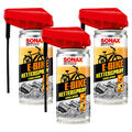 SONAX 3x 100ml E-BIKE E-Pedelec Ketten Spray Kette Kettenspray Fahrrad Sprühfett