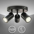 LED Deckenleuchte Wohnzimmer GU10 Metall Lampe Deckenspot schwenkbar 1-6-flammig