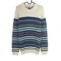 GANT Beige Farbig Streifen Rundhals Sweatshirt Pullover Größe M