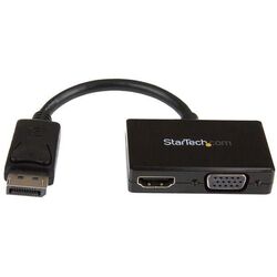 StarTech.com Reise A/V Adapter: 2-in-1 DisplayPort auf HDMI oder VGA Konverter