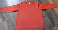 Shirt 46 - Langarm - dunkles Orange - 100% Baumwolle