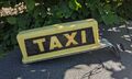 Altes TAXI Schild Original Dachschild Bastler Ersatzteil Kienzle 