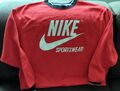 Damen Sweatshirt NIKE Sportswear++Sweater Oversized++Größe M-rot-Rundhals