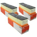 3x MAHLE / KNECHT Luftfilter LX 3105/1 Air Filter für Mercedes C-Klasse T-Model