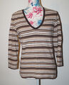 braun gestreiftes Shirt Gr.L Esprit