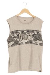 Everlast Herren Tanktop L Grau Camo Sport Freizeit Top