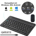 Bluetooth QWERTZ Layout Tastatur Maus Für Lenovo Tab M10 FHD Plus P10 P11 Pro DE