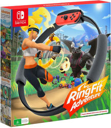 RING FIT ADVENTURE BLACK NITENDO SWITCH INKL. SPIEL SD KARTE SET SPORT TRAINING