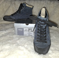 Gabor Comfort Sneaker Nubukleder Gr. 38,5 Blau-Schwarz Wechselfußbett